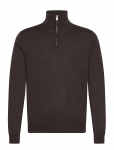 Lindbergh Black - 100% Merino Half Zip Knit - Poolpika lukuga džemprid - M