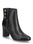 Lauren Ralph Lauren - Kennedi Burnished Leather Bootie Heel - Kontsaga poolsaapad - 37
