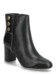 Lauren Ralph Lauren - Kennedi Burnished Leather Bootie Heel - Kontsaga poolsaapad - 37