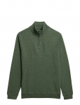 Superdry - Lw Cotton Texture Half Zip - Poolpika lukuga džemprid - XXXL