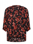 Kaffe Curve - Kctrine Ami Blouse - L&uuml;hikeste varrukatega - 50