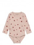 Minymo - Body Ls Aop Rib - Pikkade varrukatega bodid - 92