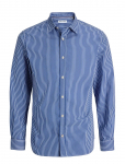 Jack & Jones - Jjmatheo Detail Print Shirt Ls - &Auml;ris&auml;rgid - S