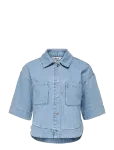 ONLY - Onlcleo Life Ss Crop Dnm Shirt Pim Noos - L&uuml;hikeste varrukatega topid - M