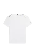 Tommy Hilfiger - Gold Button Slim Ss Tee - L&uuml;hikeste varrukatega - XS