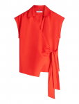 Tommy Hilfiger - Linen Knot Ns Top - Varrukateta - 46