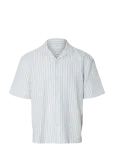 Selected - Slmrlxclay Linenblend Ss Shirt Res Noos - Vabaaja s&auml;rgid - XL
