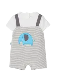 Boboli - Knit Play Suit Combined For Baby -Bci - Kombinesoonid - 68