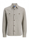 Jack & Jones - Jprblurayle Linen Bl. Solid Ls Shirt Sn - Vabaaja s&auml;rgid - M