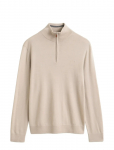 Gant - Extrafine Merino Wool Half Zip - Poolpika lukuga džemprid - L