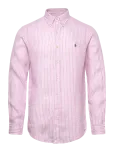 Polo Ralph Lauren - Custom Fit Striped Linen Shirt - Vabaaja s&auml;rgid - M