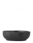 Bloomingville - Neri Bowl, Black, Stoneware - Serveerimiskausid - &Oslash; 17 CM