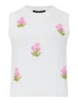 French Connection - Junie Floral Applique Vest - Kootud vestid - L