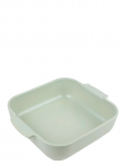 Peugeot - Appolia Kvadratisk Ildfast Form 28 Cm Sage Green - Ahjuvormid - 28 CM