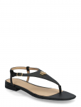 Lauren Ralph Lauren - Everley Ii Crosshatch Leather Sandal - Madalad sandaalid - 42