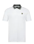 Lyle & Scott - Tartan Collar Polo Shirt - L&uuml;hikeste varrukatega - L