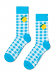 Happy Socks - Gingham Lemon Sock - Tavalised sokid - 41-46