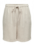 ONLY - Onlsiesta Mw Pull-Up Lin Bl Shorts  Noos - Vabaaja l&uuml;hikesed p&uuml;ksid - S