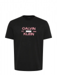 Calvin Klein Jeans - Ss 30S Eu Calvinklein Stack Grap - L&uuml;hikeste varrukatega - XS