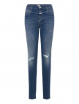 Closed - Skinny Pusher Long Jeans Mid Blue - Kehasse hoidvad - 31