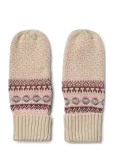 Wheat - Jacquard Mittens Cotta - Labakindad - XL