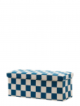 Kid's Concept - Pouffe With Storage Check Teal 80 Cm - Tumbad - ONE SIZE