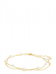 Timi Of Sweden - Lo - Layered Chain Bracelet Stainless Steel - K&auml;eketid - ONE SIZE 17 cm