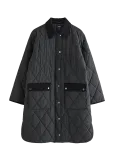 Lindex - Quilted Coat - Polsterdatud mantlid - L