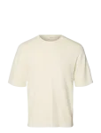 Selected - Slmhenry Ss Knit Structure Tee - L&uuml;hikeste varrukatega - XXL