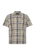 Lyle & Scott - Linen Check Short Sleeve Shirt - L&uuml;hikeste varrukatega s&auml;rgid - S