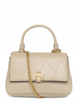 Tory Burch - Charlie Quilted Top Handle Chain Wallet - Rahakotid - ONE SIZE