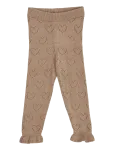 M&uuml;sli - Knit Pointelle Heart Pants Baby - P&uuml;ksid - 74