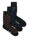 Jack & Jones - Jacdale Smiley Socks 3 Pack - Madala s&auml;&auml;rega sokid - ONE SIZE