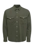 ONLY & SONS - Onsray Western Reg Ls Shirt Noos - Vabaaja s&auml;rgid - XL