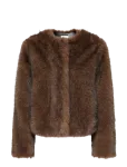 JDY - Jdyamy Faux Fur Short Jacket Otw - Kunstkarusnahk - L