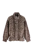 Topshop - Tsgail High Neck Cinch Jacket Otw - Kunstkarusnahk - L