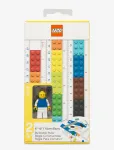 LEGO - Lego Stationery Buildable Ruler - V&auml;rvilised pliiatsid - ONE SIZE