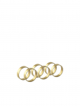 Broste Copenhagen - Servietring 'Ring' Messing - Salvr&auml;tikur&otilde;ngad ja -hoidjad - ONE SIZE