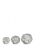 Kosta Boda - Sn&ouml;boll Ljuslykta 3-Pack - Teek&uuml;&uuml;nlajalad - ONE SIZE