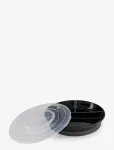 Twistshake - Twistshake Divided Plate 6+M Black - Taldrikud - ONE SIZE