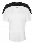 Jack & Jones - Jjenoa Tee Ss Crew Neck 7Pk Mp Noos - L&uuml;hikeste varrukatega - M