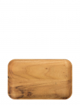 Aida - Raw Teak - Rektangul&aelig;r Frokosttallerken 1 Stk 23,7X14.9X1,8 Cm - Serveerimisvaagnad - ONE SIZE
