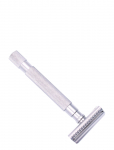 Parker - Parker 55Sl-Sc - Semi-Slant 3 Piece Safety Razor - Satin Ch - Pardlid - ONE SIZE