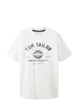 Tom Tailor - Logo Tee - L&uuml;hikeste varrukatega - S
