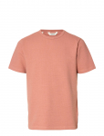 Selected - Slhsander Seersucker Ss O-Neck Tee - L&uuml;hikeste varrukatega - XL