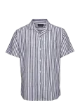 Clean Cut Copenhagen - Giles Bowling Striped Shirt S/S - L&uuml;hikeste varrukatega - S
