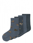 Name It - Nmmwak Wo/Bl 4P Sock - Sokid - 19-21