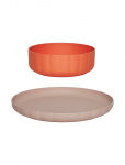 OYOY MINI - Pullo Plate & Bowl - Set Of 2 - Taldrikud - &Oslash; 20 CM x 20