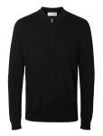 Selected - Slhberg Ls Half Zip Polo Noos - Poolpika lukuga džemprid - L