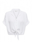 ONLY - Onlpaula Life S/S Tie Shirt Wvn Noos - L&uuml;hikeste varrukatega - XL
